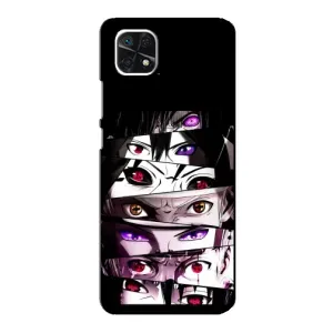 Чохли Персонажі Аніме Наруто для Samsung Galaxy A22 5G (AlphaPrint) (Очі Anime)
