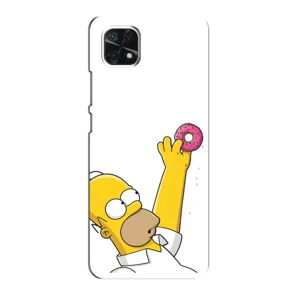 Чохол з принтом «Гомер з пончиком» для Samsung Galaxy A22 5G Чохол з принтом «Гомер з пончиком» для Samsung Galaxy A22 5G