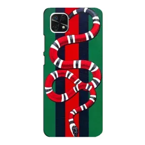 Чехлы ГУЧЧИ для Самсунг А22 (5G) (AlphaPrint) (Gucci змия)