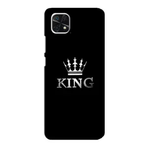 Чохол з Короною Самсунг Гелексі А22 5ДЖи - (AlphaPrint) (KING)