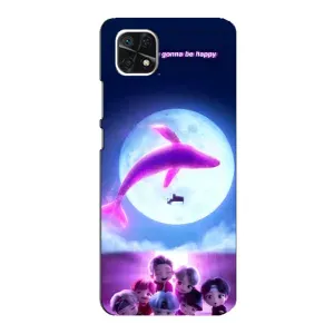 Чохли BTS для Samsung Galaxy A22 5G (AlphaPrint) (КИТ BTS)