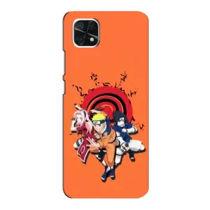Naruto Anime Чохли для Самсунг Гелексі А22 5ДЖи (AlphaPrint) (команда Наруто)