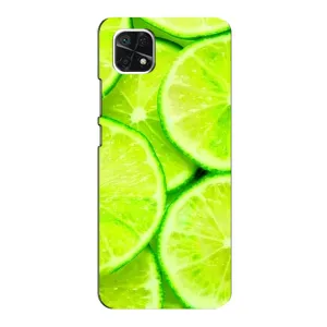 Чохли з фруктами для Samsung Galaxy A22 5G (VPrint) (Лайм)