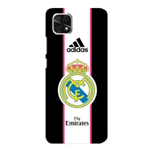 Чохол для Samsung Galaxy A22 5G з принтом Реал Мадрид (Лого Real Madrid)