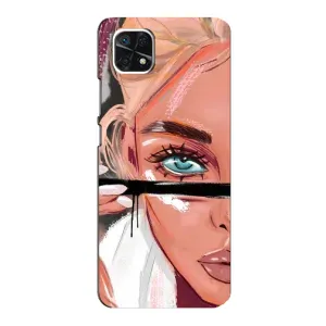 Чохол з друком для Samsung Galaxy A22 5G - (Мода) (AlphaPrint) (Макіяж)