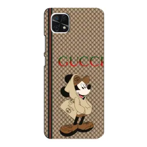Чехлы ГУЧЧИ для Самсунг А22 (5G) (AlphaPrint) (Mickey GUCCI)