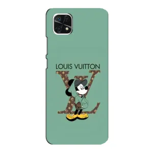 Чохли Луі Вітон для Samsung Galaxy A22 5G (AlphaPrint - LOUIS VUITTON) (Міккі Маус LV)
