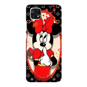 Чехол Disney Mouse Samsung Galaxy A22 5G (PREMIUMPrint) (Минни Маус ЛВ)