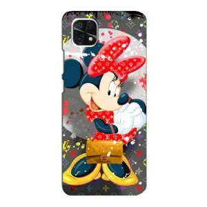 Чехол Disney Mouse Samsung Galaxy A22 5G (PREMIUMPrint) (Minni с бантиком)