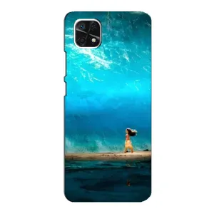 Чехол с мультфильмом Моана Samsung Galaxy A22 5G (Океан Моана)