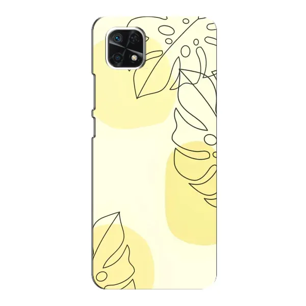 Чохол з принтом «Жовта монстера арт» для Samsung Galaxy A22 5G