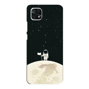 Космічні Чохли для Самсунг Гелексі А22 5ДЖи (VPrint) (На місяці)