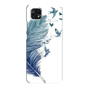 Чохол з картинкою (Стильні) Самсунг Гелексі А22 5ДЖи - (AlphaPrint) (Перо)