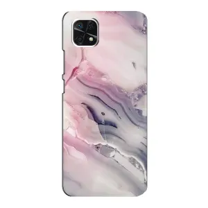 Мраморний чехол на Samsung Galaxy A22 5G (VPrint) (Пурпурний Мрамор)