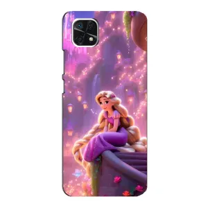 Чехол Рапунцель для Samsung Galaxy A22 5G (Рапунцель в замке)