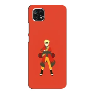 Naruto Anime Чохли для Самсунг Гелексі А22 5ДЖи (AlphaPrint) (малюнок Наруто)