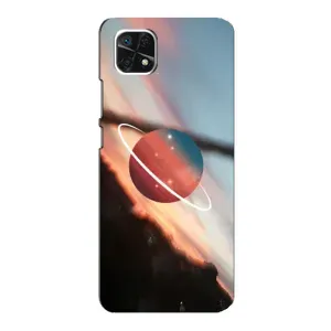 Космічні Чохли для Самсунг Гелексі А22 5ДЖи (VPrint) (Сатурн)