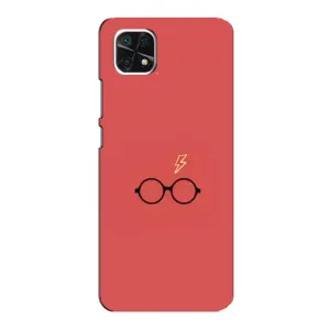 Чохли з Гаррі Поттером для Samsung Galaxy A22 5G (AlphaPrint) (шрам та окуляри)