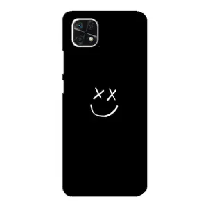 Чохол для Самсунг Гелексі А22 5ДЖи - (AlphaPrint) з принтом (ТОП продажів) (Смайл)