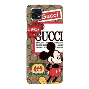 Чехол Disney Mouse Samsung Galaxy A22 5G (PREMIUMPrint) (Стильный Микки)