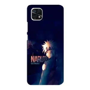 Naruto Anime Чохли для Самсунг Гелексі А22 5ДЖи (AlphaPrint) (тінь Наруто)