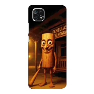 Чохол з мемом Тралалело тралала на Samsung Galaxy A22 5G (Тунг тунг сахур)