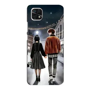 Чехол с дизайном Венздей 2 на Samsung Galaxy A22 5G (Уэнздей и Тайлер)