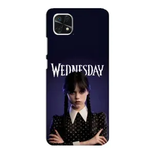 Чехлы Венсдей на Samsung Galaxy A22 5G Уэнсдей (AlphaPrint) (Wednesday)