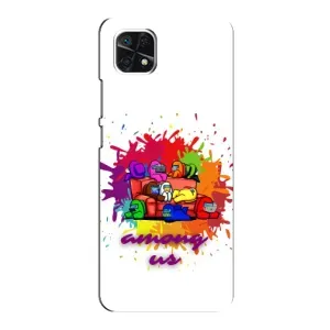 Чехол Амонг Ас для Samsung Galaxy A22 5G (AlphaPrint) (Яркий АмонгАс)