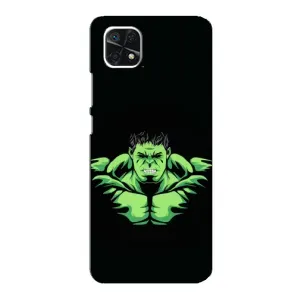 Чохли з героями Марвел Samsung Galaxy A22 5G (VPrint) (Зелений Халк)