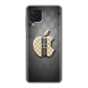 Чехлы ГУЧЧИ для Самсунг А22 (AlphaPrint) (Apple gucci)