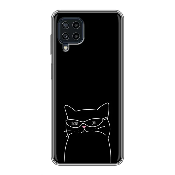 Чохол з принтом «Байдужий кіт» для Samsung Galaxy A22 Чохол з принтом «Байдужий кіт» для Samsung Galaxy A22