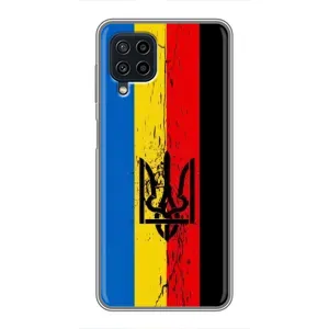 Украинские Чехлы для Samsung Galaxy A22 с картинкой УПА (AlphaPrint) (Прапор УПА)