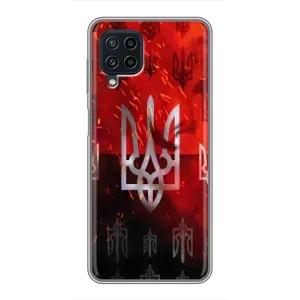 Украинские Чехлы для Samsung Galaxy A22 с картинкой УПА (AlphaPrint) (ГЕРБ УПА)