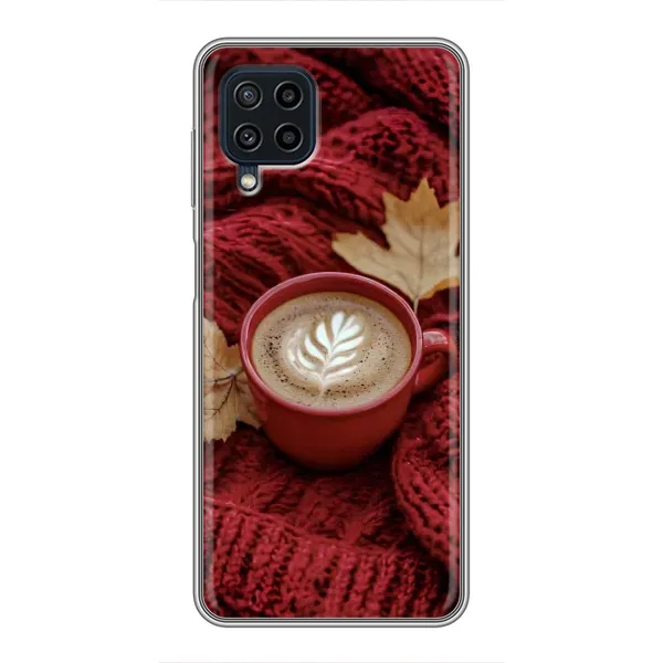 Чехол с принтом «Кофе на пледе» для Samsung Galaxy A22 Чехол с принтом «Кофе на пледе» для Samsung Galaxy A22