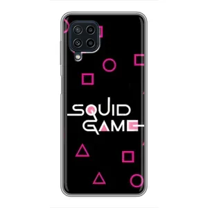 Чехол Гра в кальмара для Samsung Galaxy A22 (Паттерн Игра кальмара)