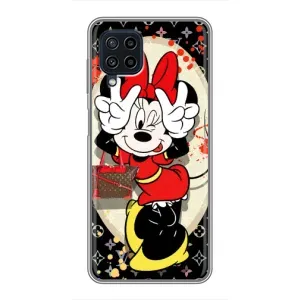 Чехол Disney Mouse Samsung Galaxy A22 (PREMIUMPrint) (Минни peace)