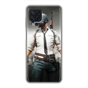 Чехол PUBG для Самсунг А22 (AlphaPrint)