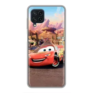 Силиконовый чехол Маквин для Samsung Galaxy A22 (Радиаторный Спрингс Маквин)