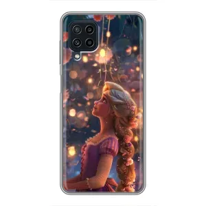 Чехол Рапунцель для Samsung Galaxy A22 (Рапунцель фонарики)