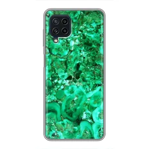 Мраморний чехол на Samsung Galaxy A22 (VPrint) (Салатовий Мрамор)