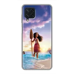 Чехол с мультфильмом Моана Samsung Galaxy A22 (Моана с веслом)