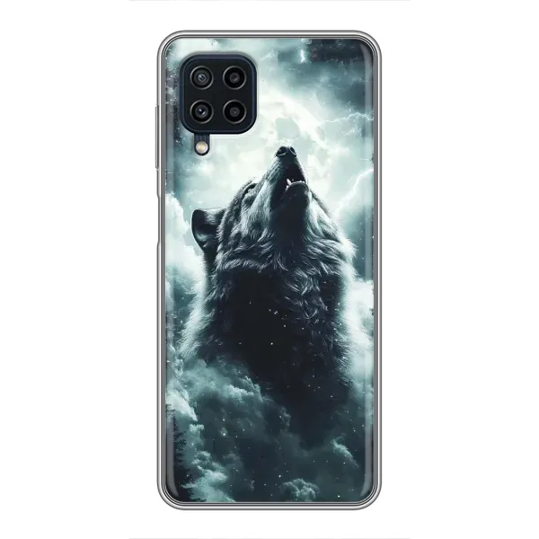 Чохол з принтом «Вовк у хмарах» для Samsung Galaxy A22 Чохол з принтом «Вовк у хмарах» для Samsung Galaxy A22