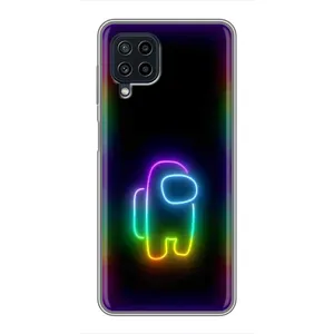Чехол Амонг Ас для Samsung Galaxy A22 (AlphaPrint) (Яркий скин)