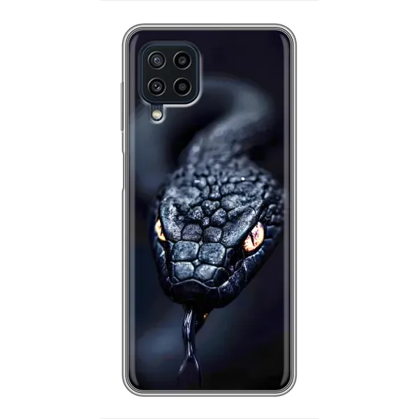 Чохол з принтом «Чорна змія» для Samsung Galaxy A22 Чохол з принтом «Чорна змія» для Samsung Galaxy A22