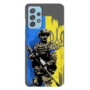 Чехлы с картинкой ЗСУ для Samsung Galaxy A23 (AlphaPrint) (АРТ солдат)