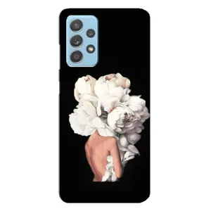 Чехлы (ART) Цветы на Samsung Galaxy A23 (VPrint) (Білі квіти)