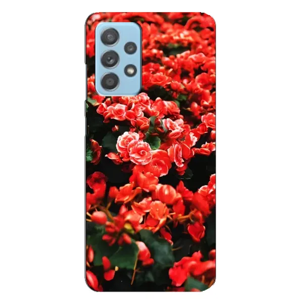 Чехол с принтом «Цветы красные» для Samsung Galaxy A23