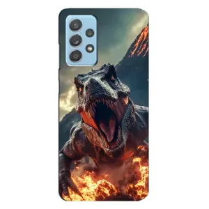 Чехол с принтом «Огненный динозавр» для Samsung Galaxy A23