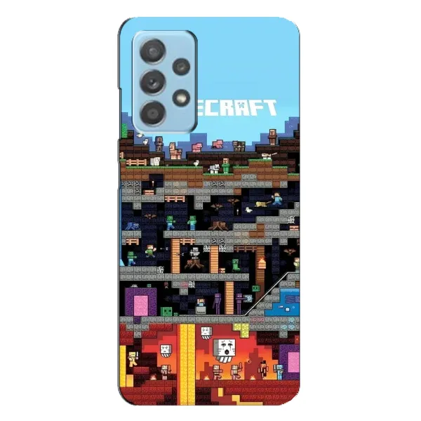 Чехол с принтом «фон Minecraft» для Samsung Galaxy A23